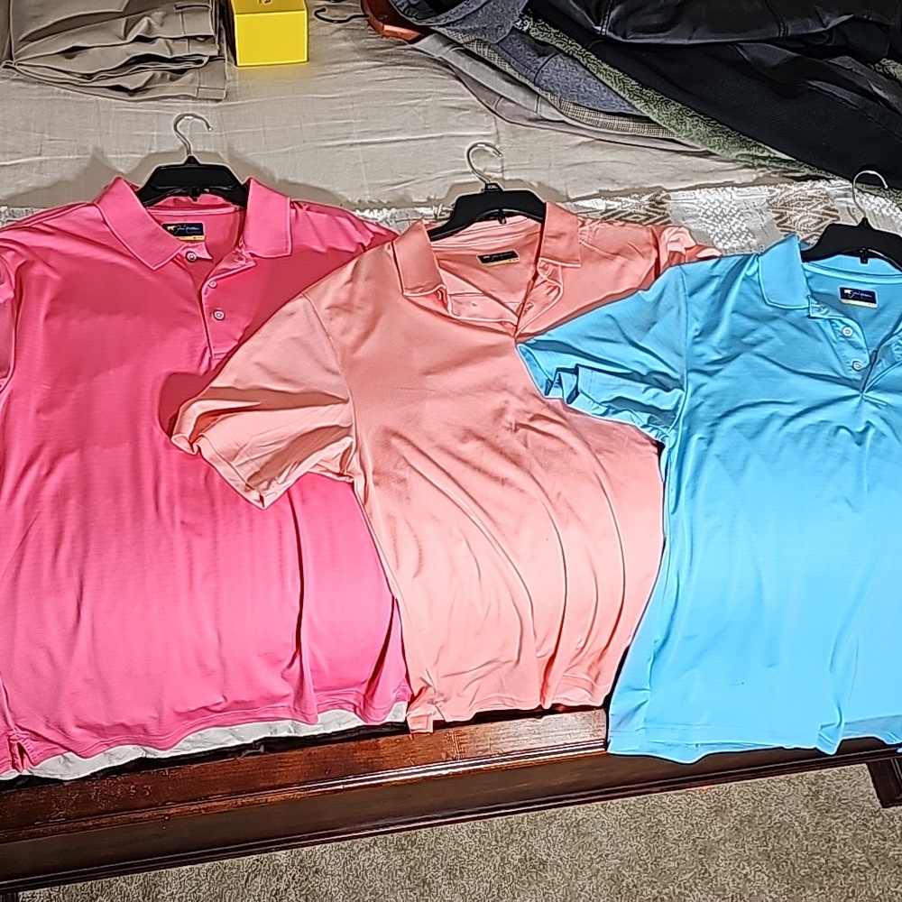 Golden Bear Jack Nicklaus button down, pull-over golf shirt